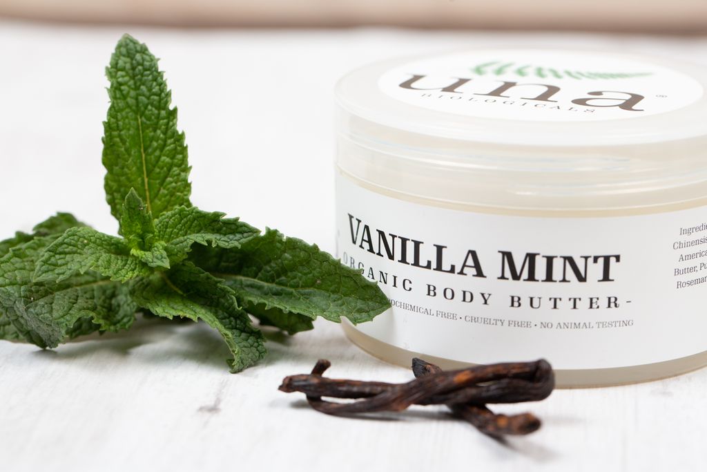 Vanilla Mint Organic Body Butter - Una Biologicals