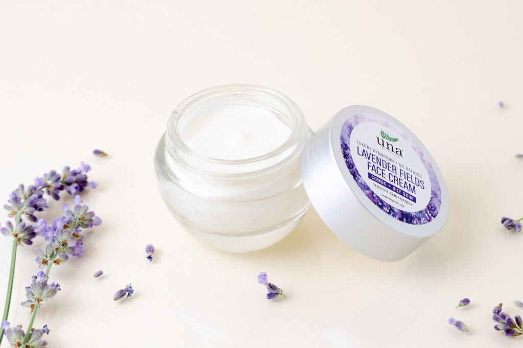 Una Biologicals lavender face cream oily skin